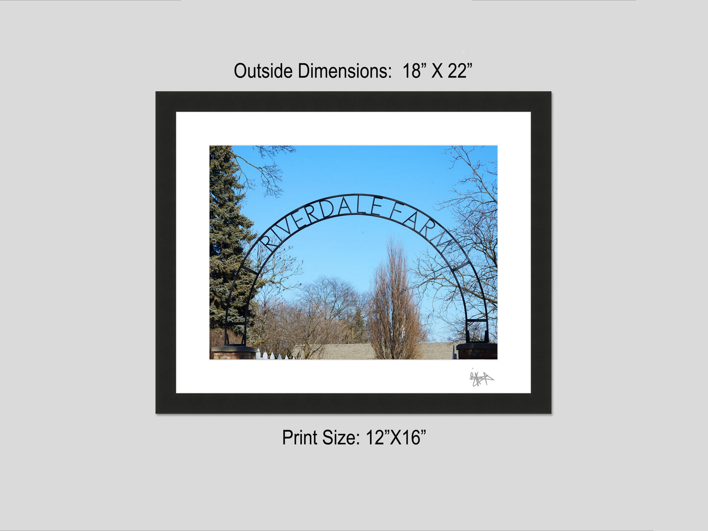 Riverdale Farm Sign