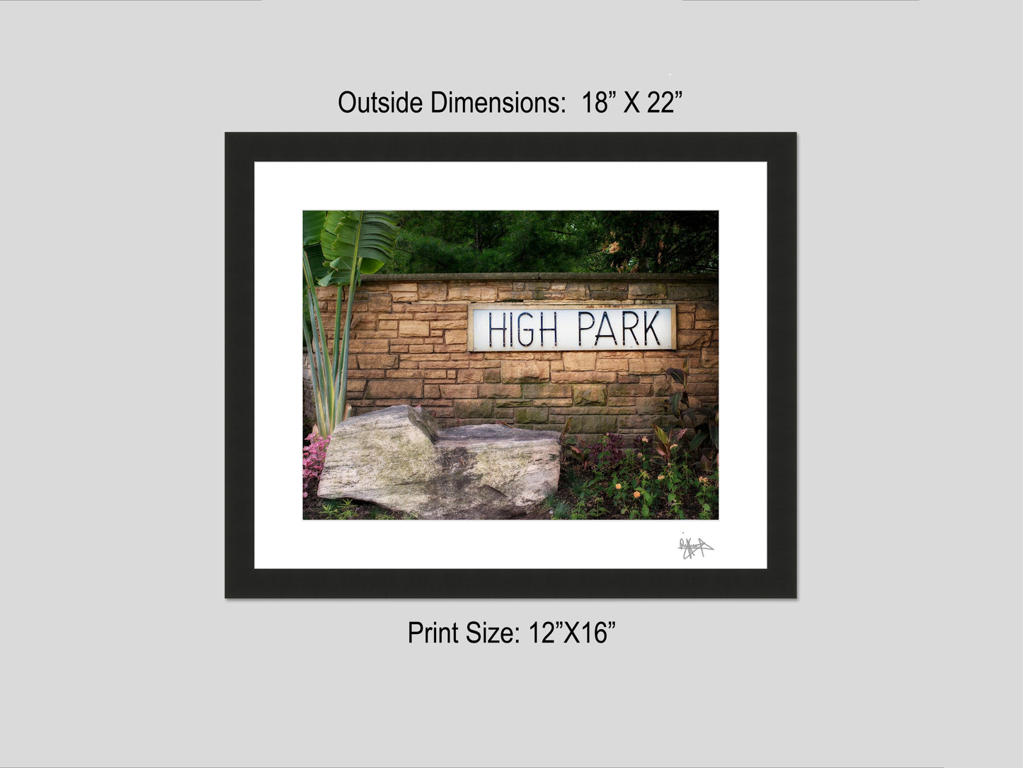 High Park Sign
