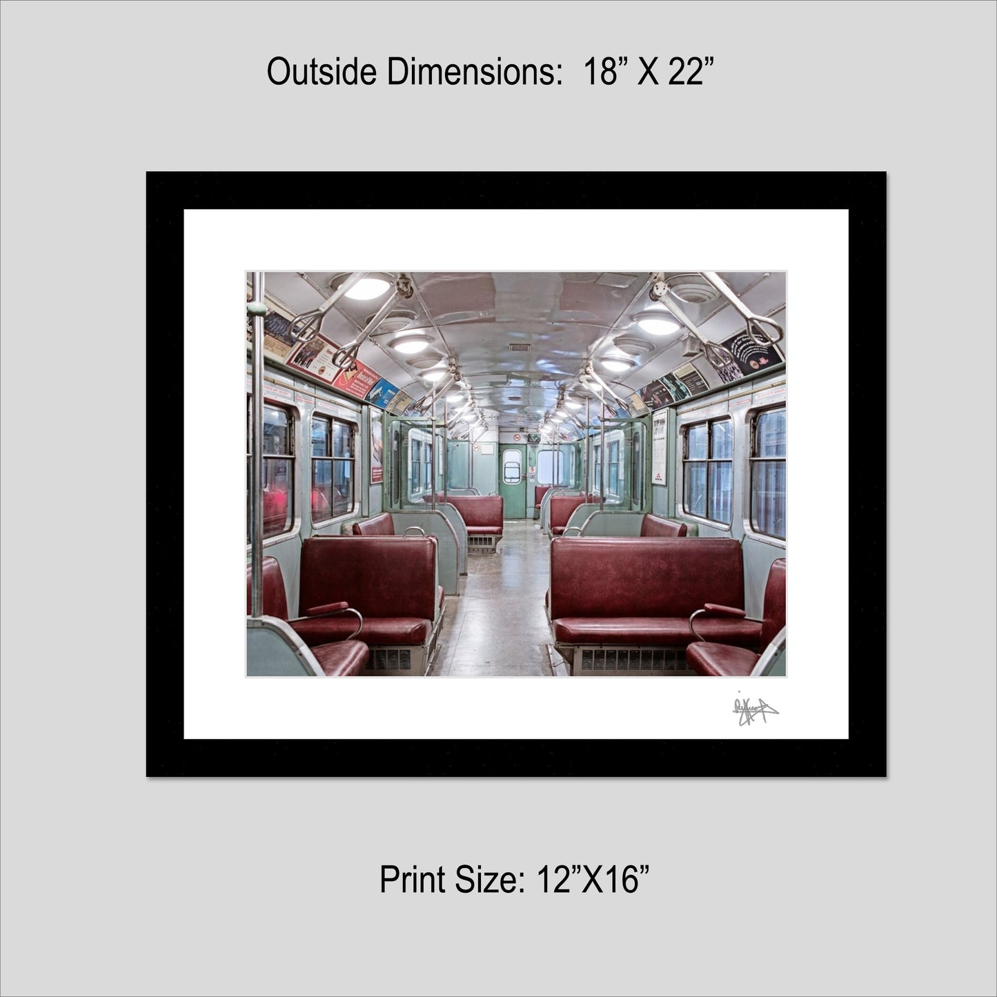 1218 Subway Train - Interior