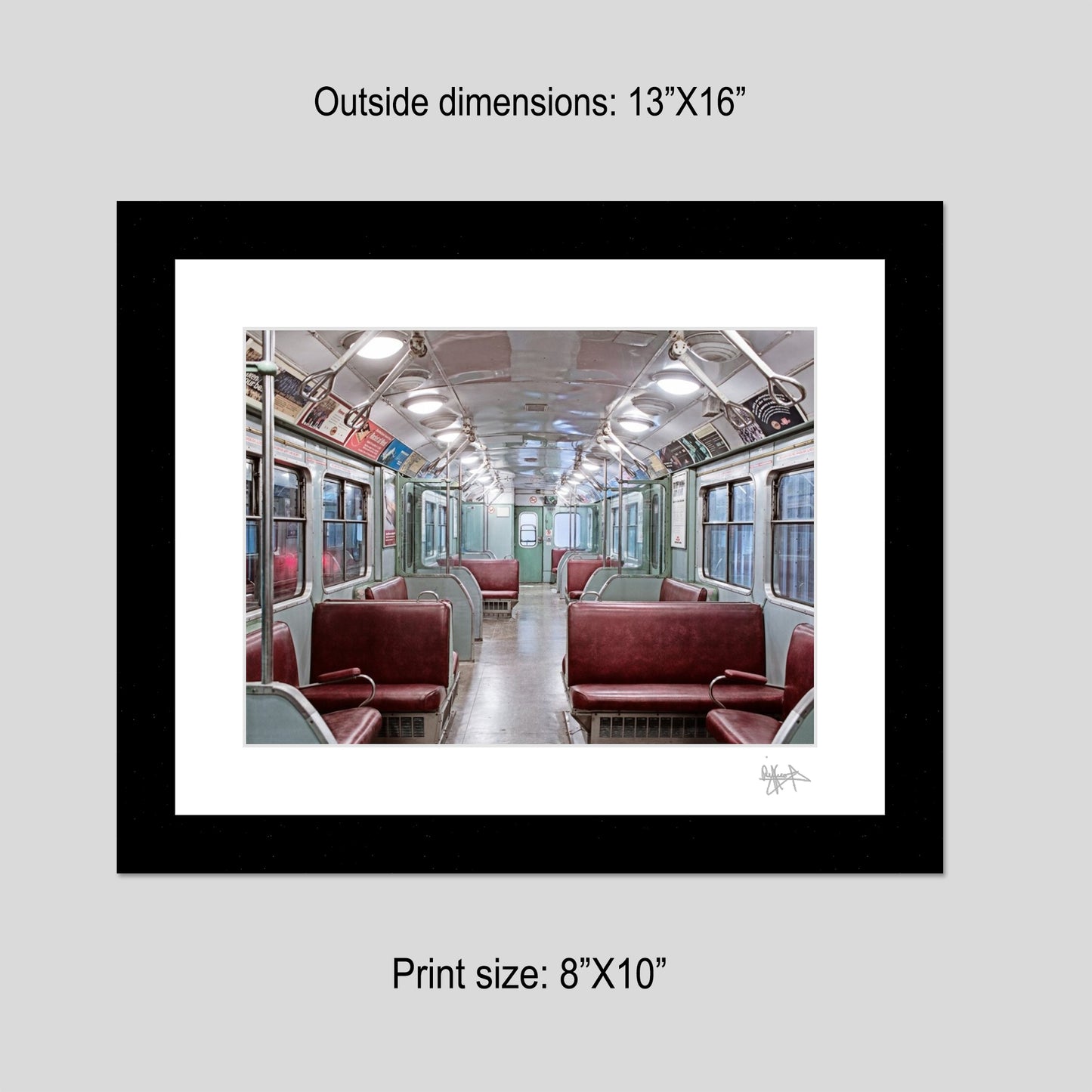 1218 Subway Train - Interior