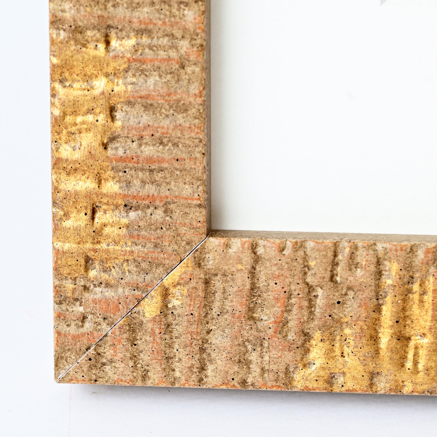 Antique Gold and Red Undertones With Textured Finish