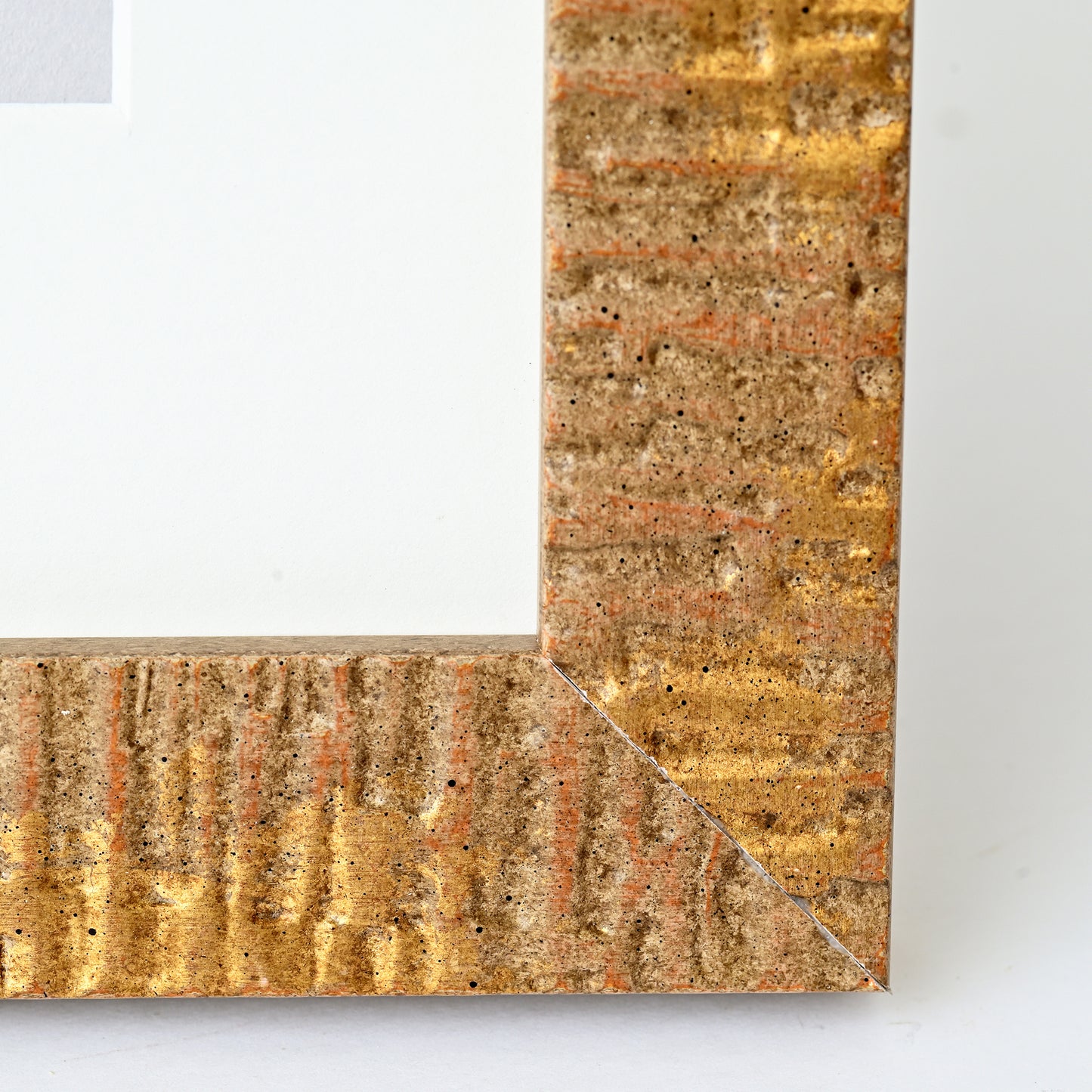 Antique Gold and Red Undertones With Textured Finish