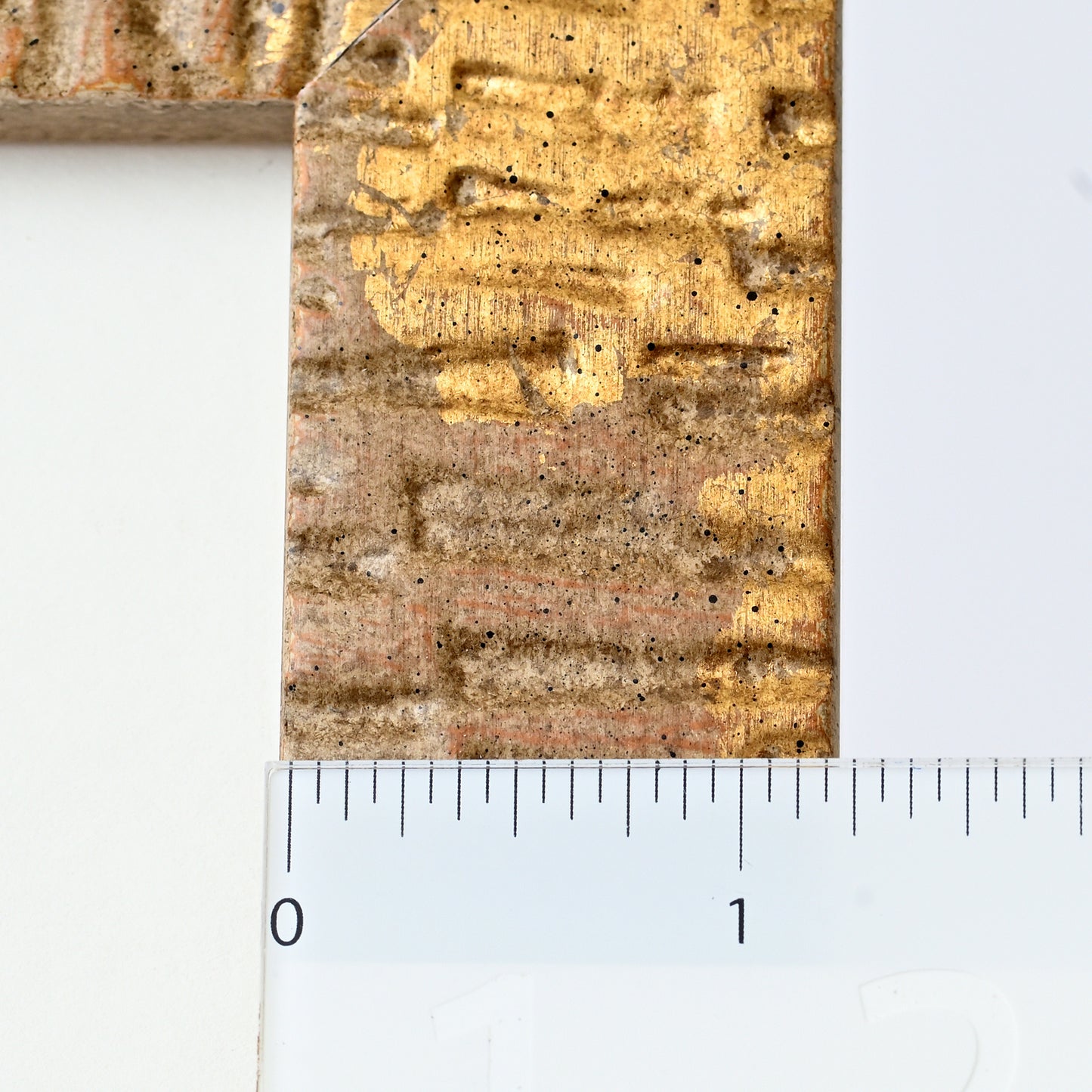 Antique Gold and Red Undertones With Textured Finish