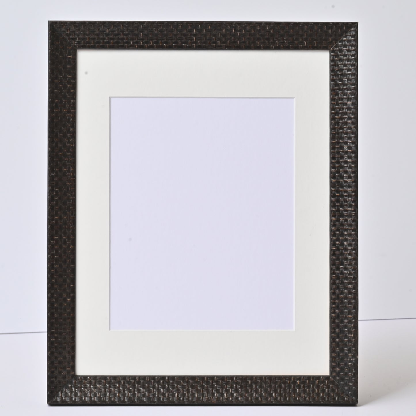 Dark Brown Basket Weave Pattern