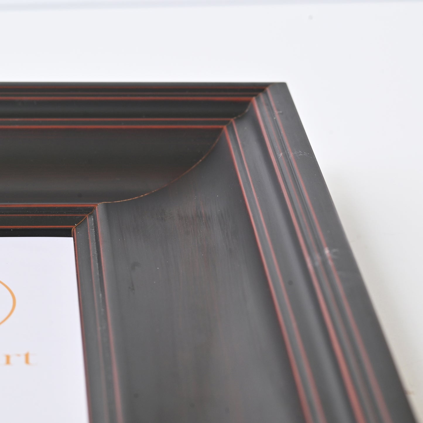 5"X7" WIDE LARGE Dark Mahogany Stain On Traditional Profile With Rubbed Edges