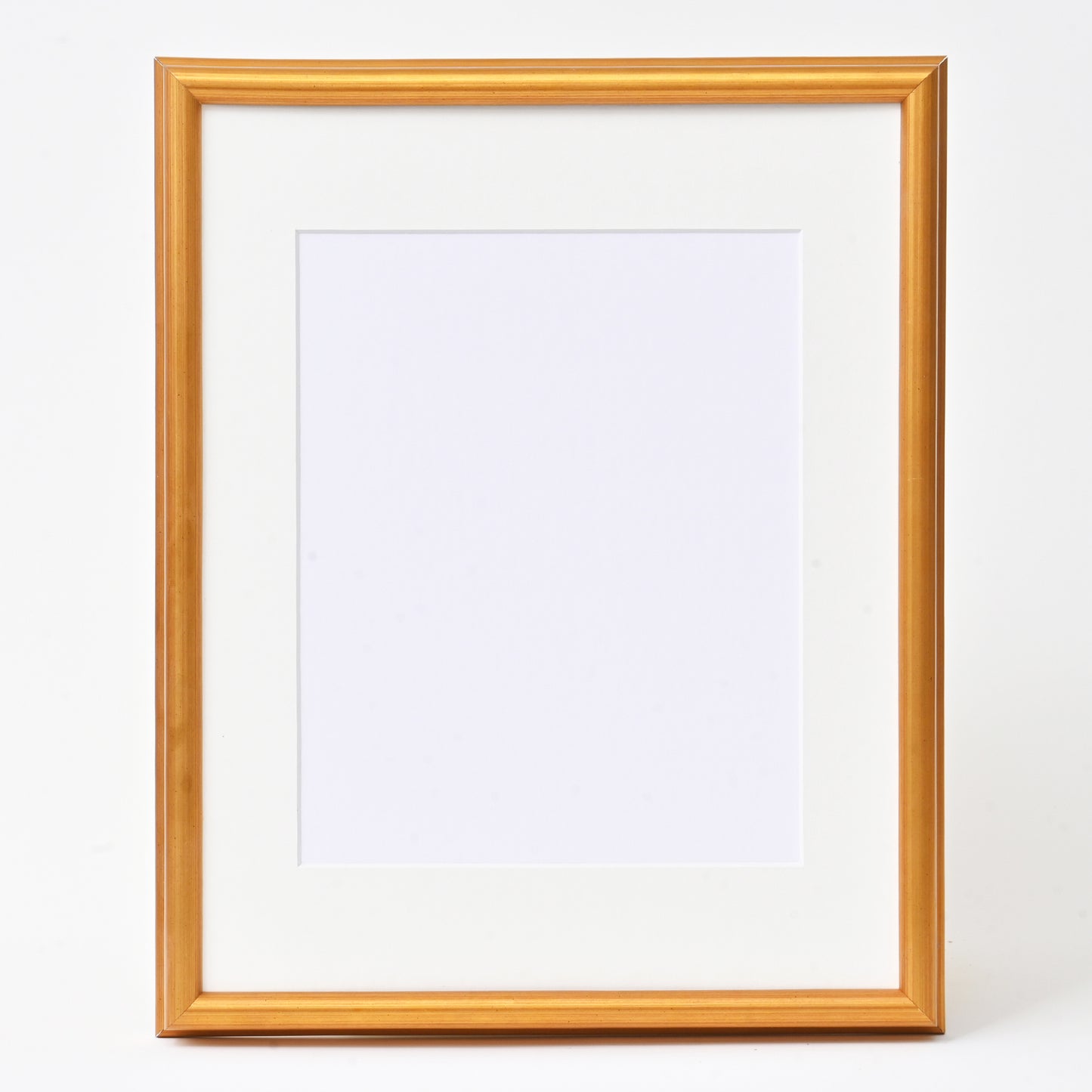 Metallic Bright Gold Picture Frame on Swan Profile