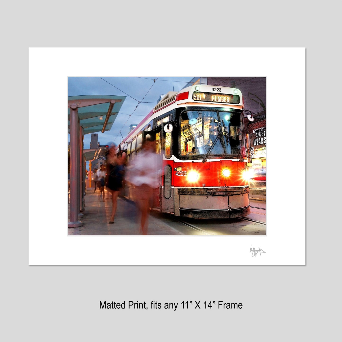 1079 Queen Streetcar Boarding