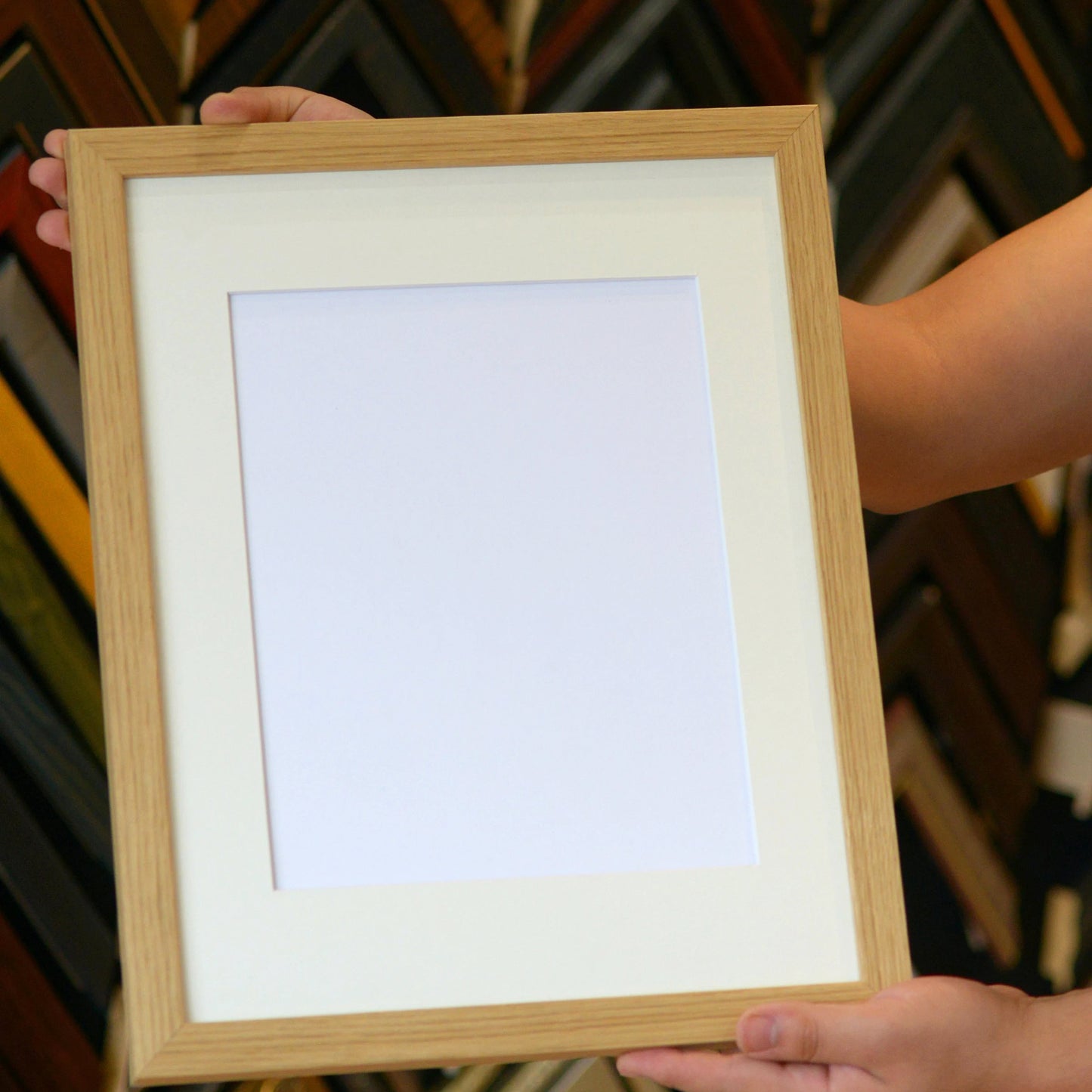 Oak Veneer Gallery Frame - Online Framing