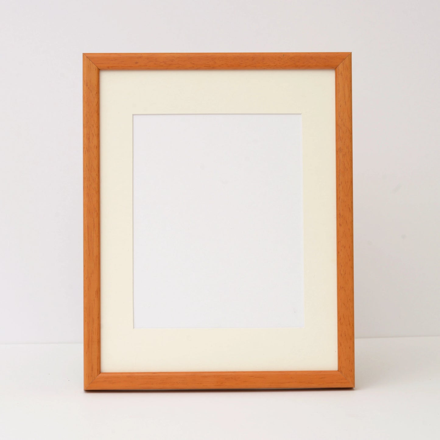 Cherry Colour Rounded Natural Wood Frame
