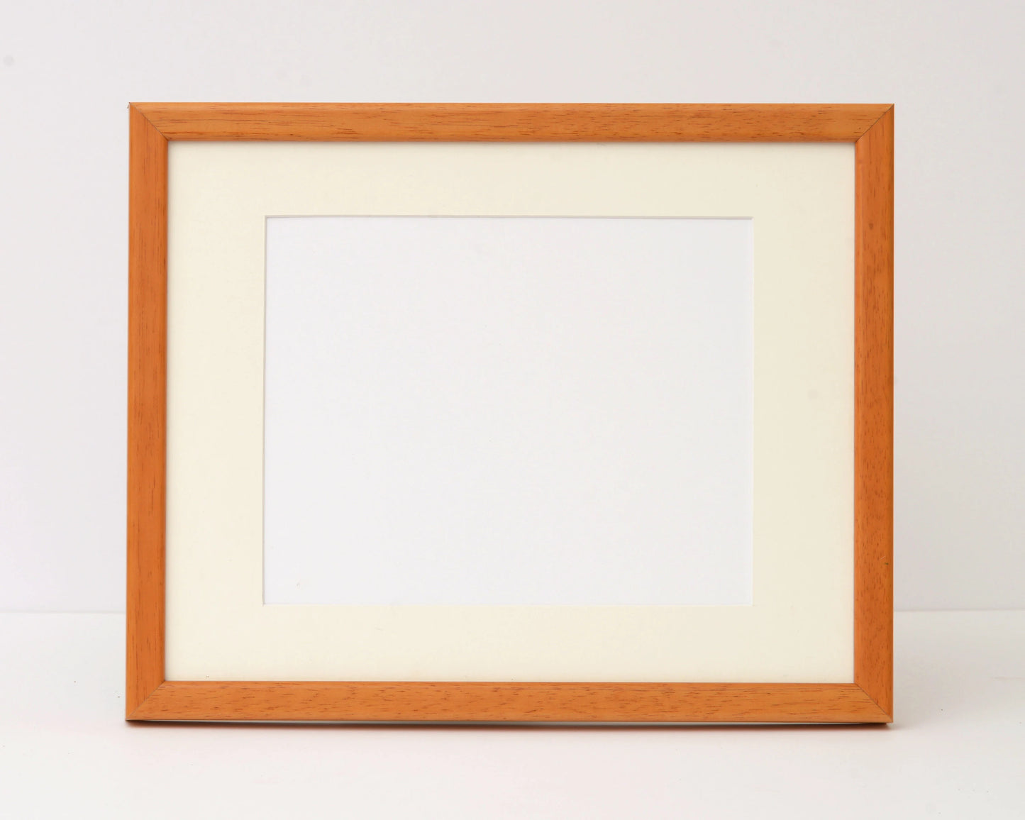 Cherry Colour Rounded Natural Wood Frame