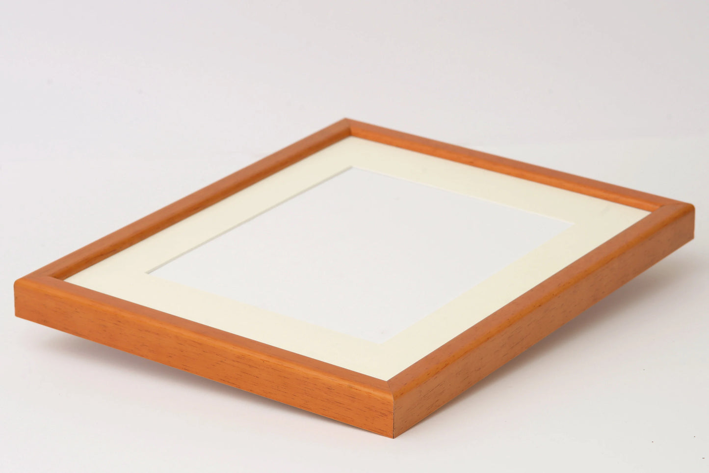 Cherry Colour Rounded Natural Wood Frame