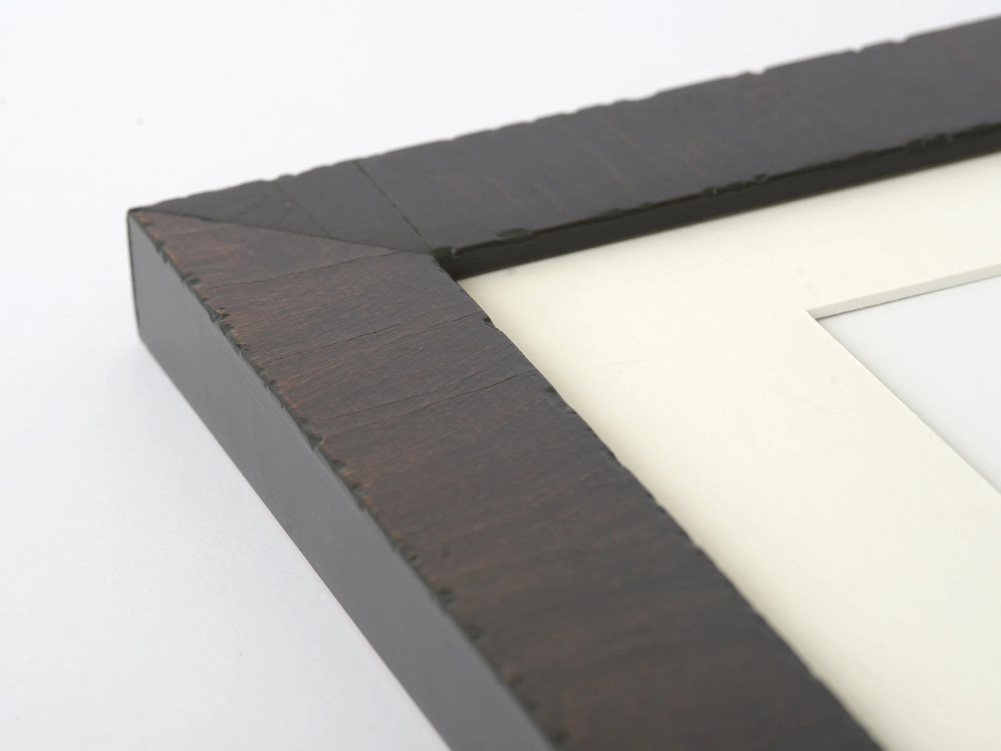 Distressed Authentic Olive Veneer With Charcoal Stain