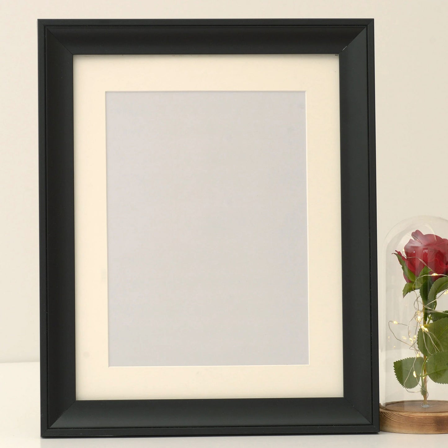 Black No Mark Stained on Beveled Profile With Accent Cut