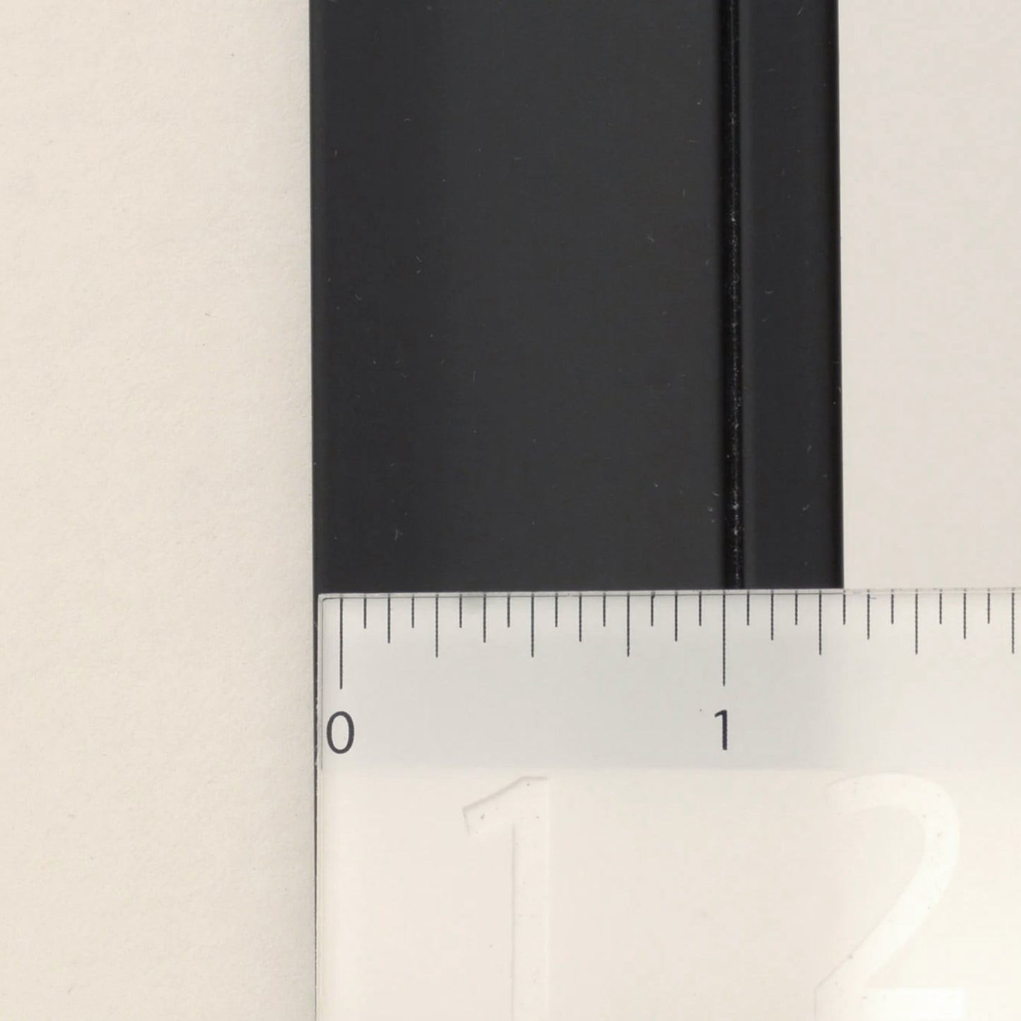 Black No Mark Stained on Beveled Profile With Accent Cut