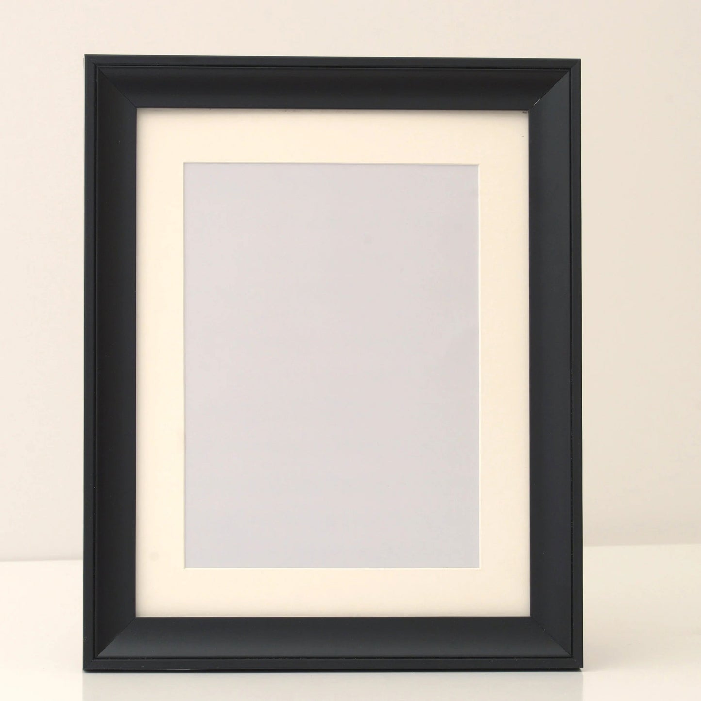 Black No Mark Stained on Beveled Profile With Accent Cut