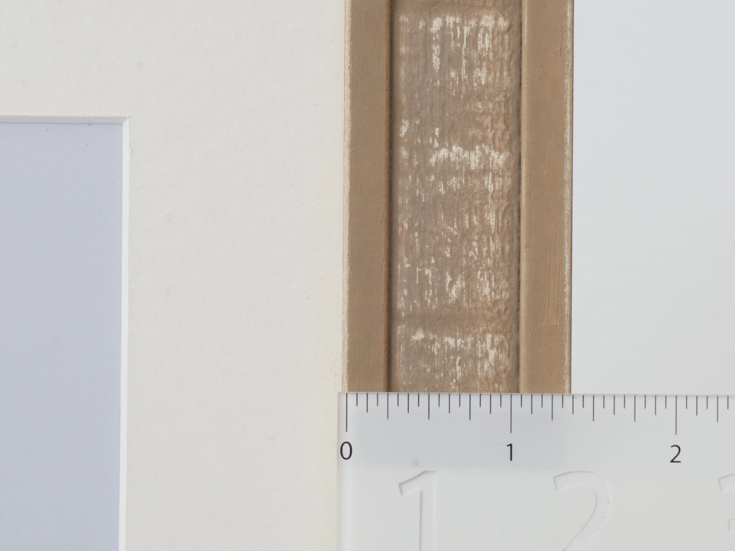 Distressed Weathered Finish With Tuscany Sand Stain White Undertones