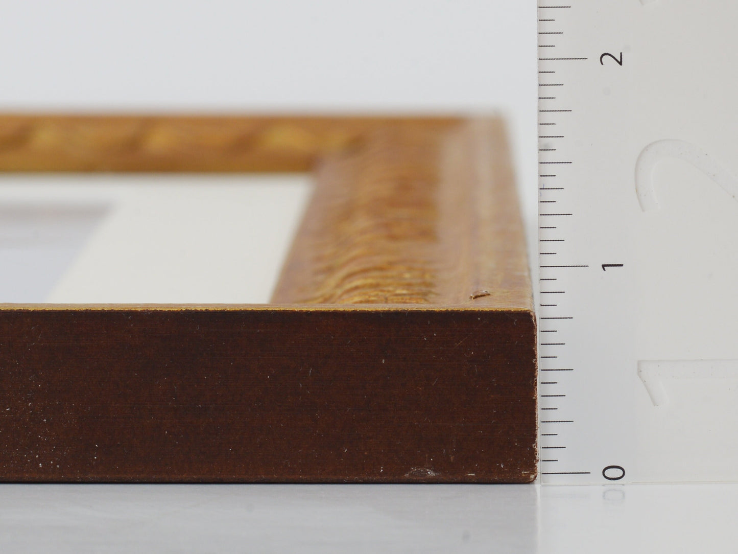 Gold With Primitive Arrow Pattern. Distressed with White Rub