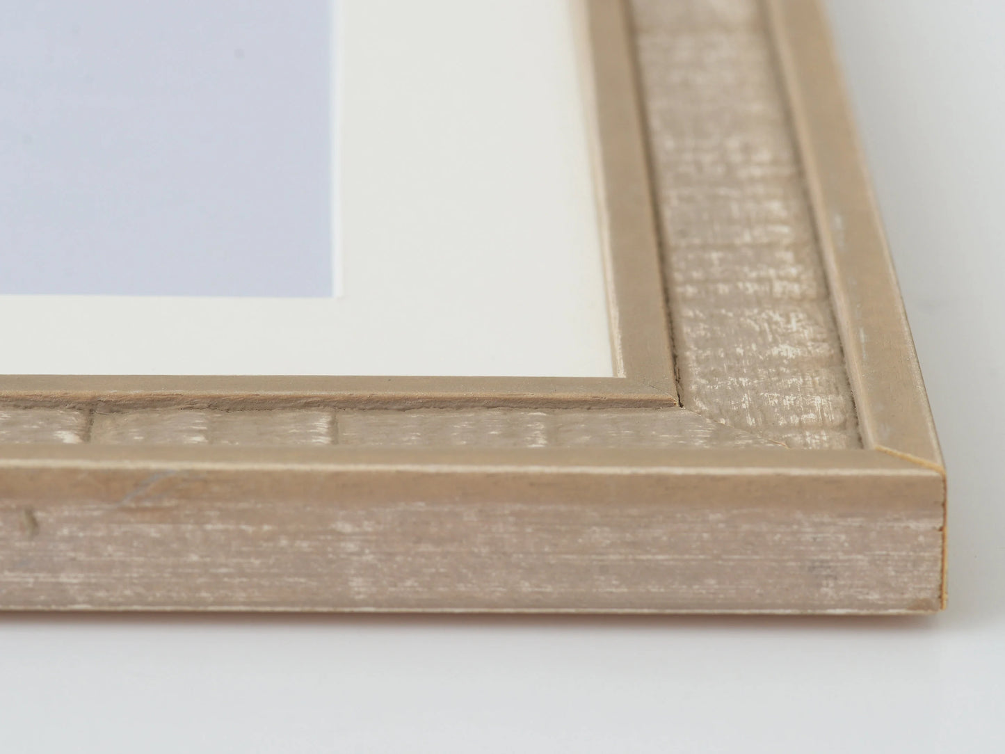 Distressed Weathered Finish With Tuscany Sand Stain White Undertones