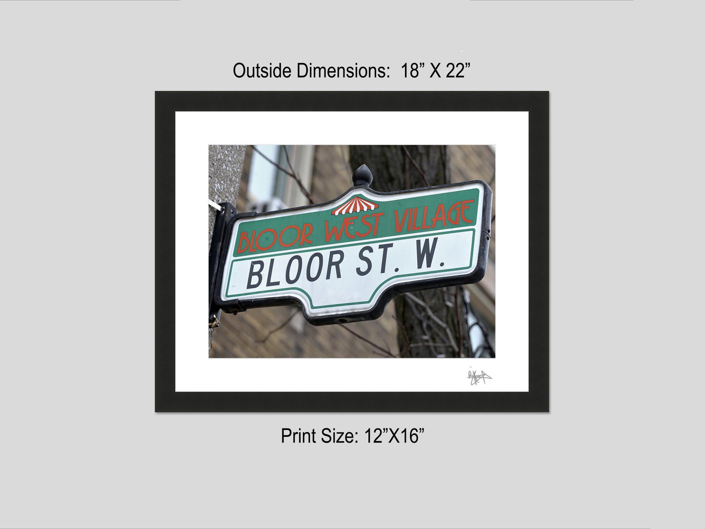 Bloor West Sign