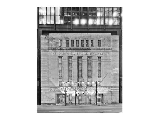 Toronto Stock Exchange Facade - Toronto Landmark Wall Art, Canvas Print, Framed Photo