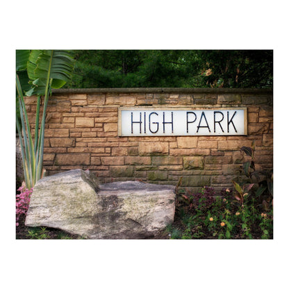 High Park Sign