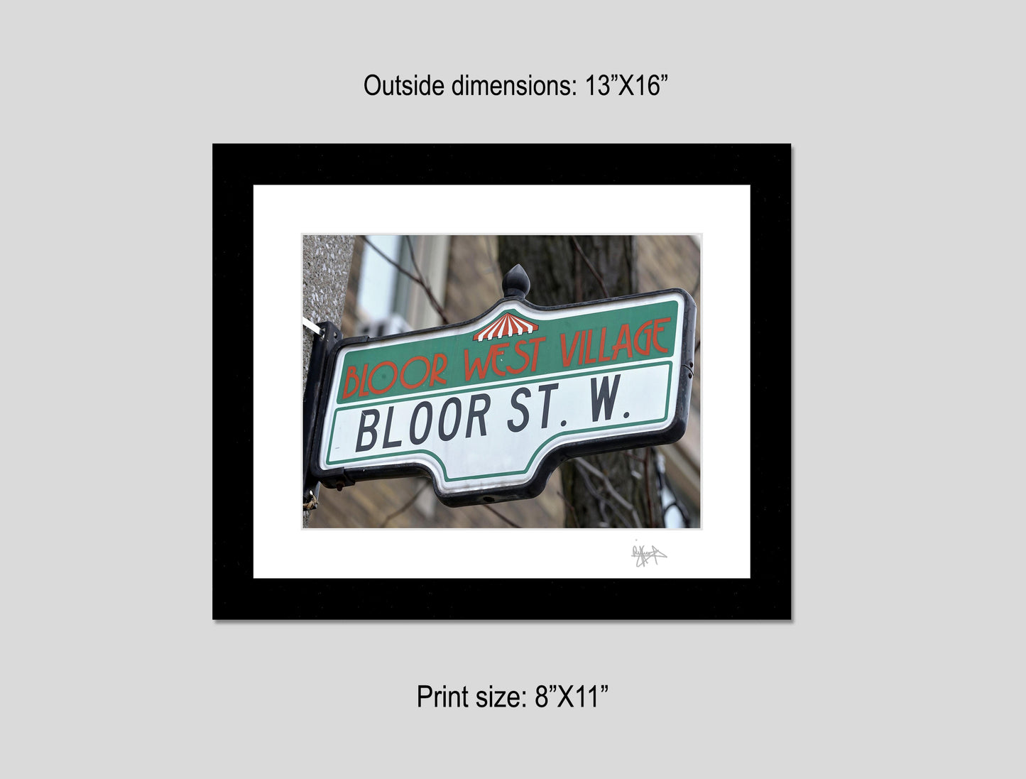 Bloor West Sign