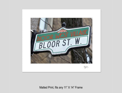 Bloor West Sign