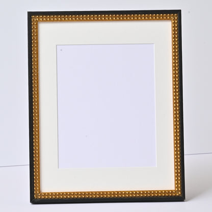 7/8” Burnished Black And Gold Finish On Beaded Profile