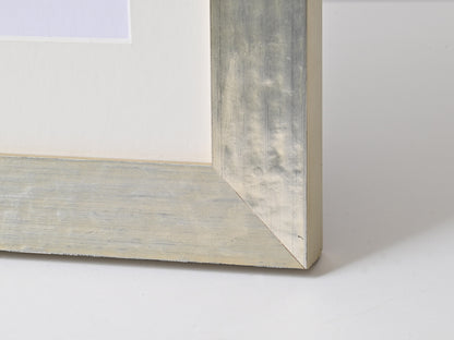 Stainless Steel Silver Leaf With Texturized Finish  11"X14" ONE ONLY