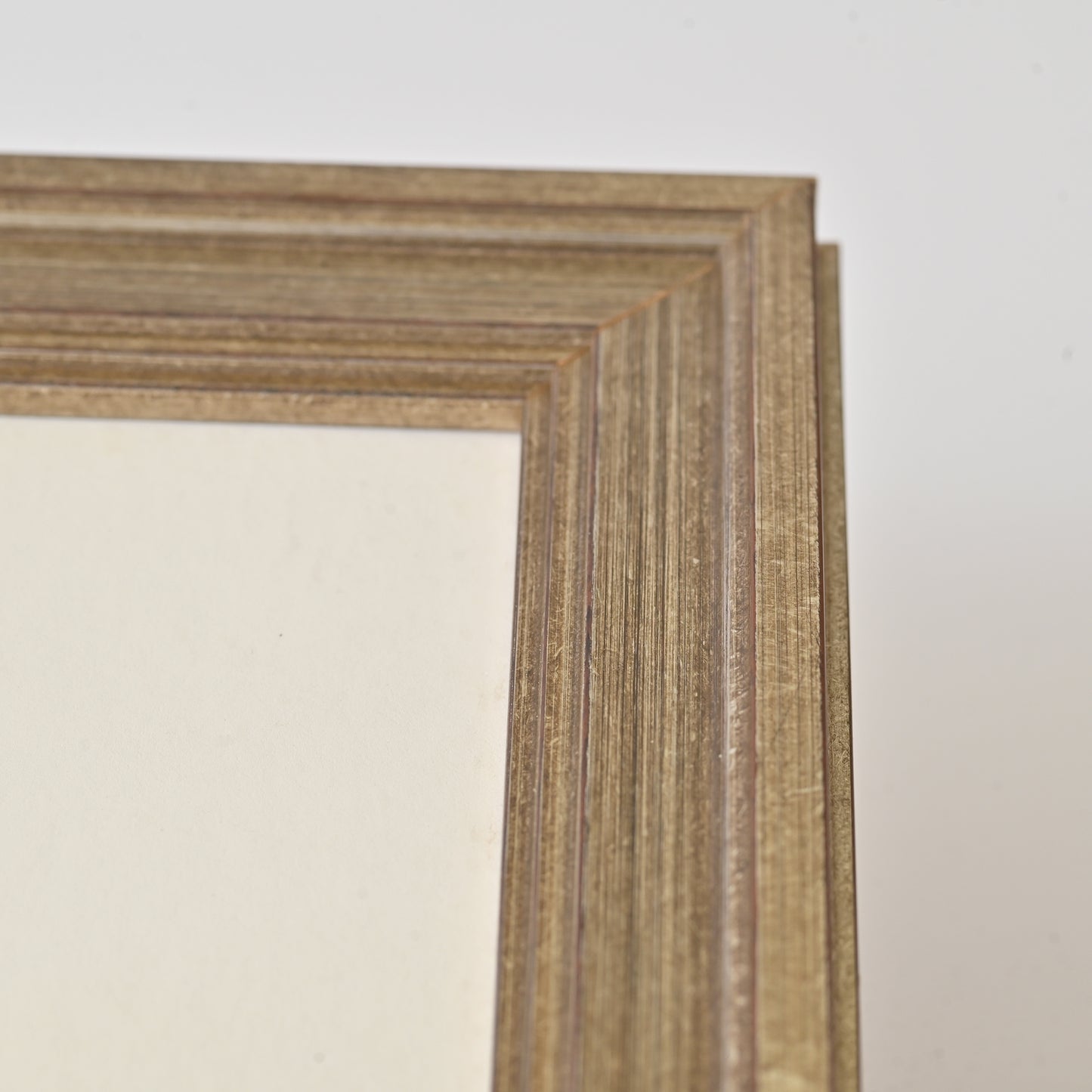 Antique Silver Finish Frame With Dark Highlights On Traditional Profile