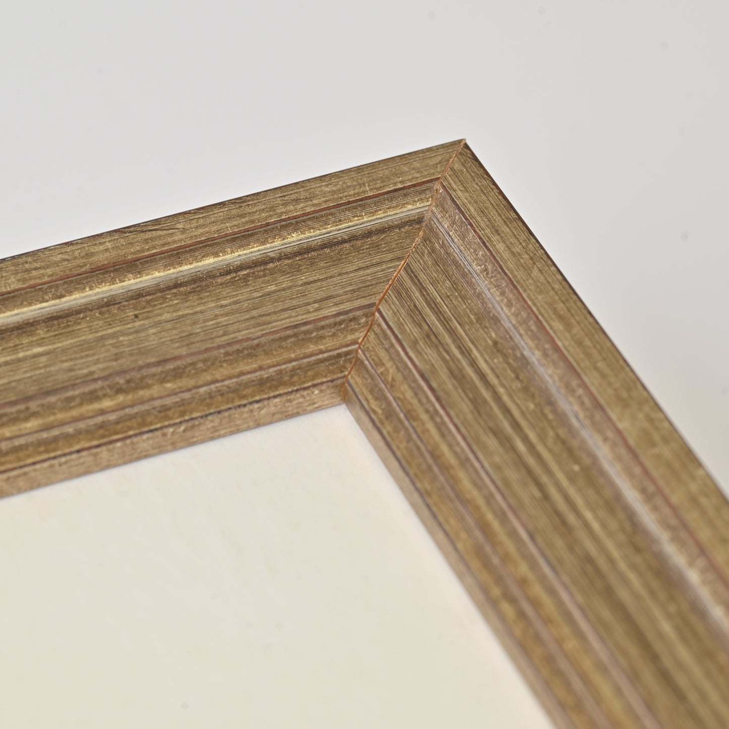 Antique Silver Finish Frame With Dark Highlights On Traditional Profile