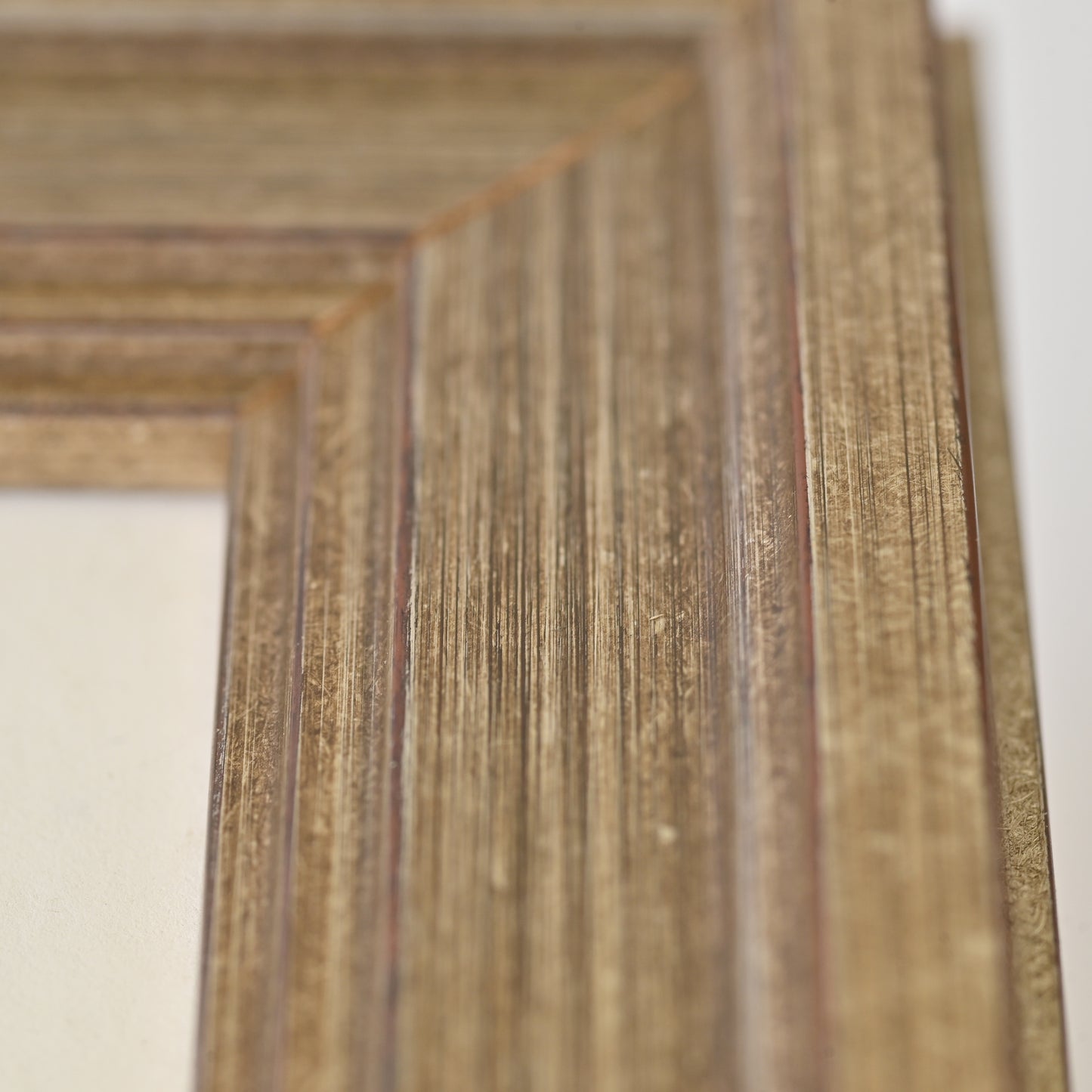 Antique Silver Finish Frame With Dark Highlights On Traditional Profile