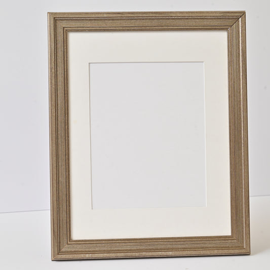 Antiqued Silver Profiled Frame - Online Framing