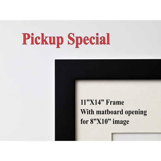 11"X14"  1 1/8" Wide Black Frame - Pickup Only