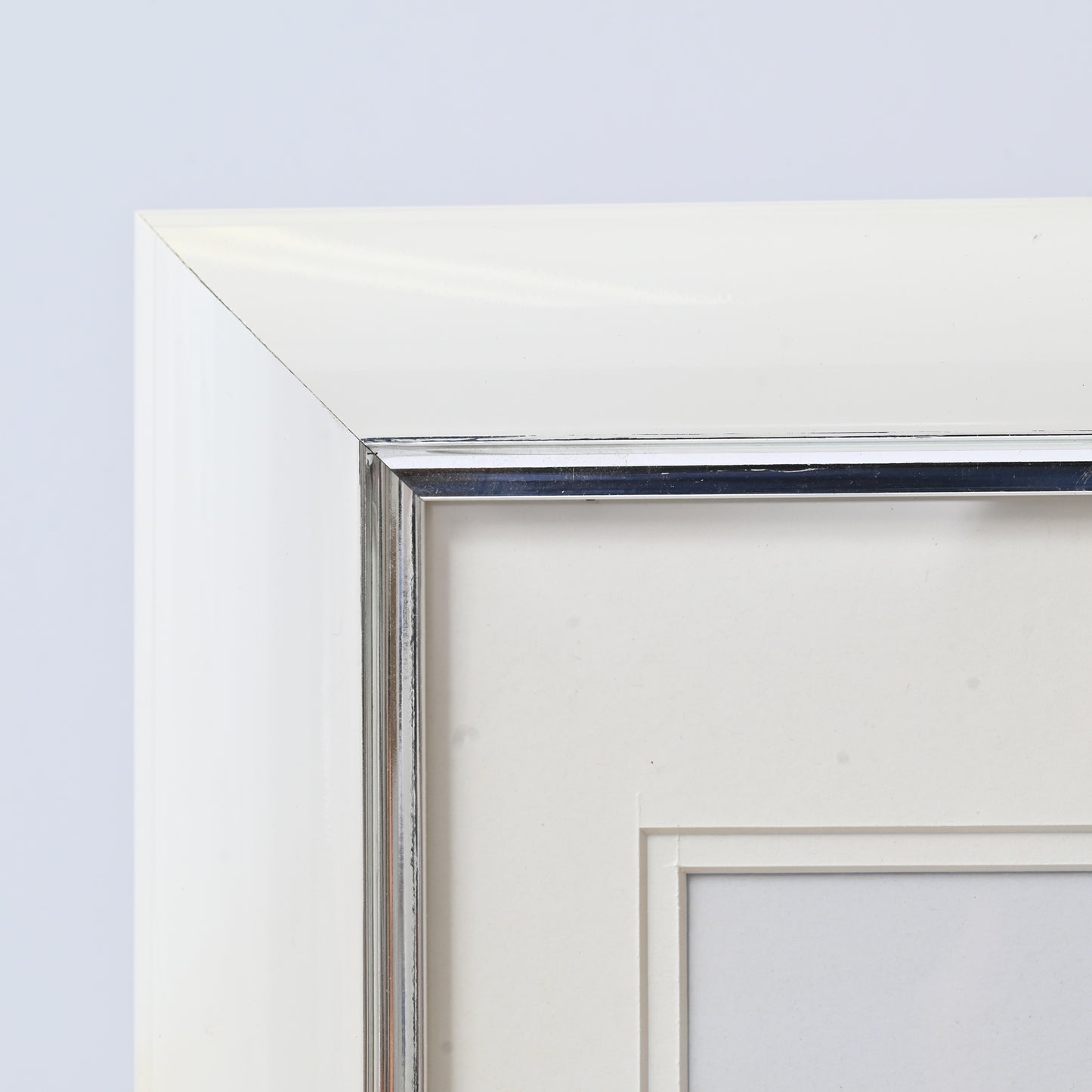 11"X14"White With Silver Accent