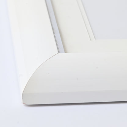 11"X14"White With Silver Accent