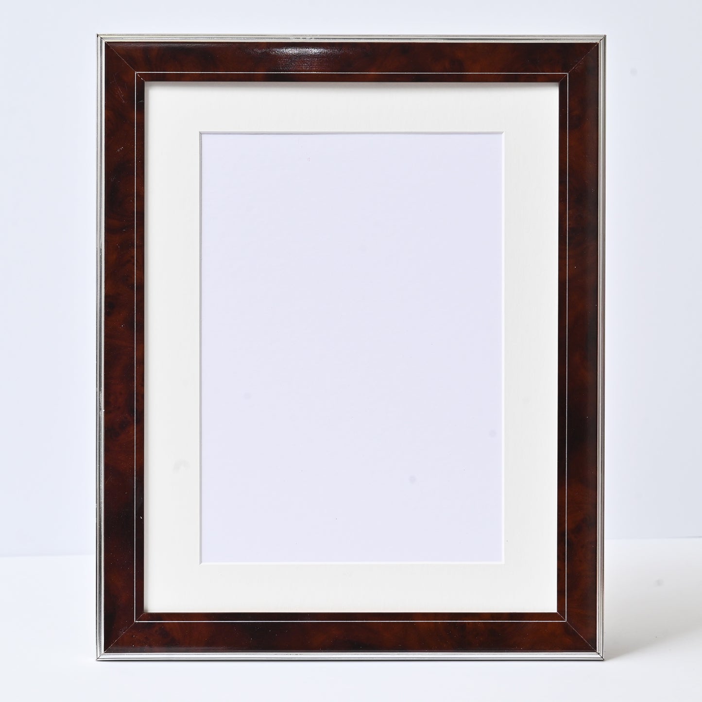 Dark Walnut Burl With Silver Line And Back