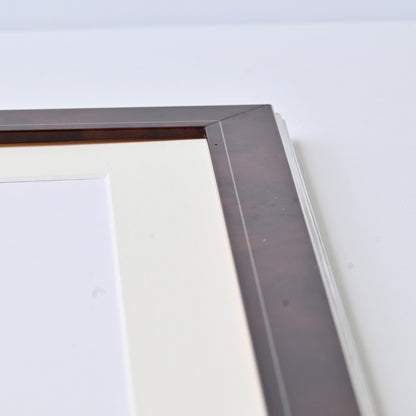 Dark Walnut Burl With Silver Line And Back