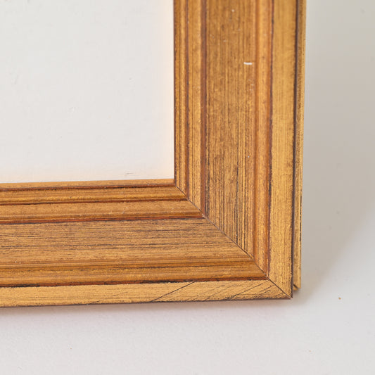 Antiqued Gold Profiled Frame - Online Framing