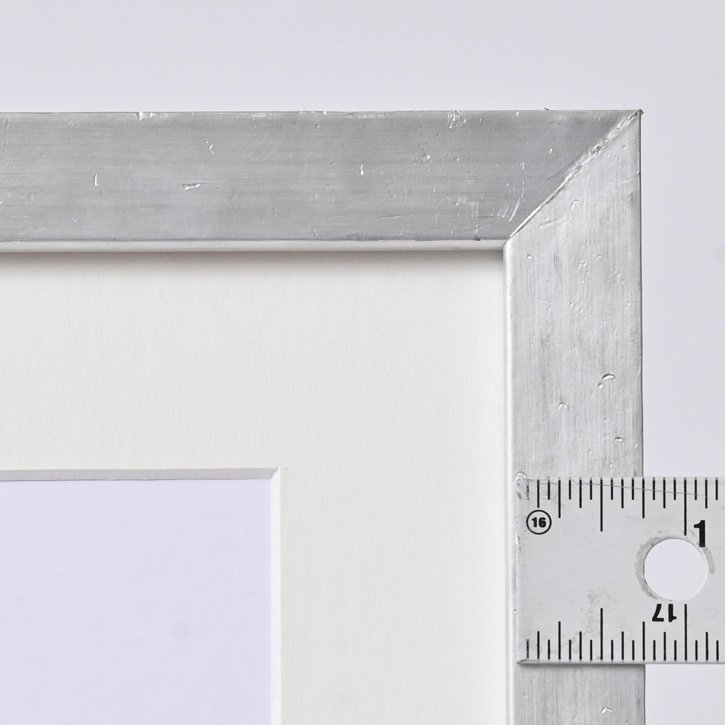 Distressed Aluminum Veneer Picture Frame - Any Size Available