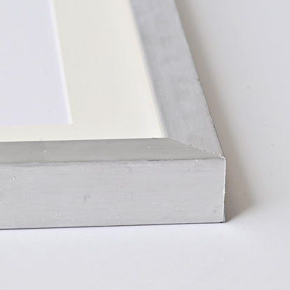 Distressed Aluminum Veneer Picture Frame - Any Size Available
