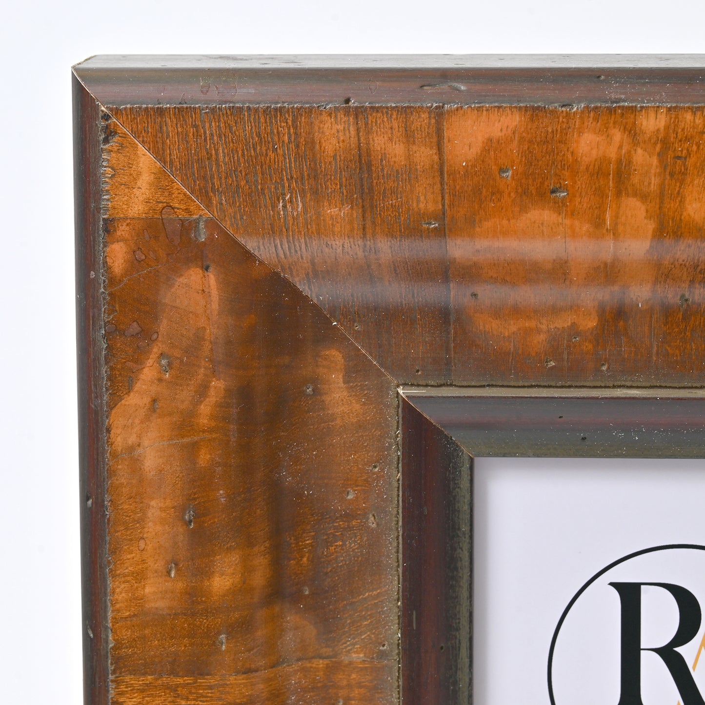 5"X7" WIDE LARGE Distressed Authentic Olive Veneer