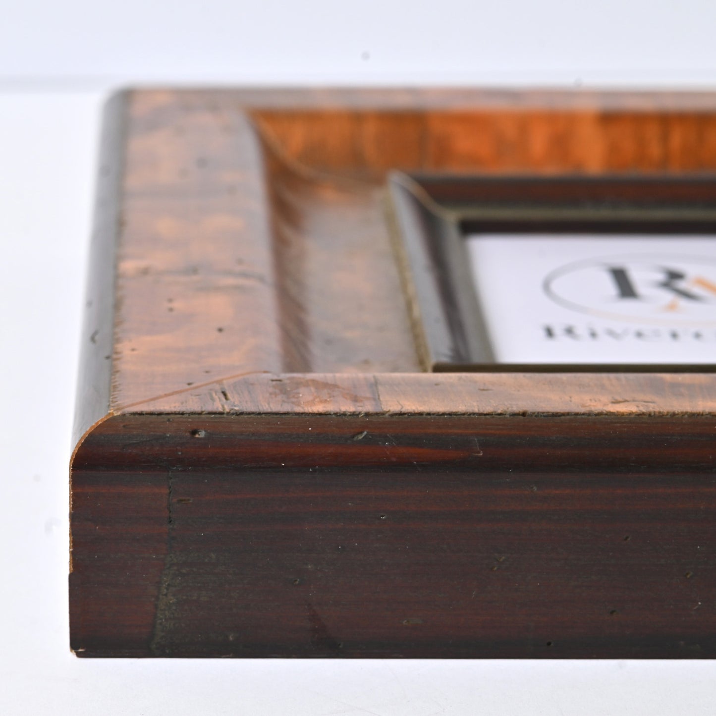 5"X7" WIDE LARGE Distressed Authentic Olive Veneer
