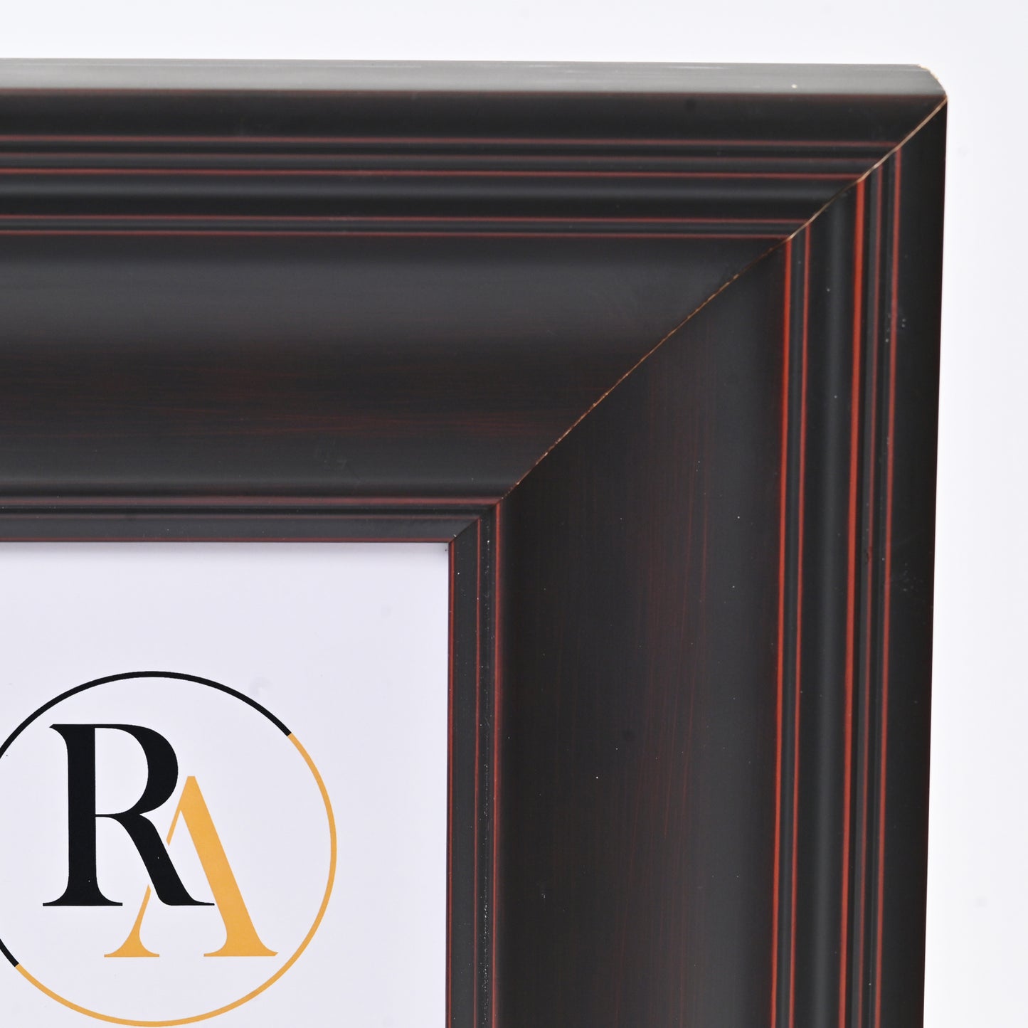 5"X7" WIDE LARGE Dark Mahogany Stain On Traditional Profile With Rubbed Edges
