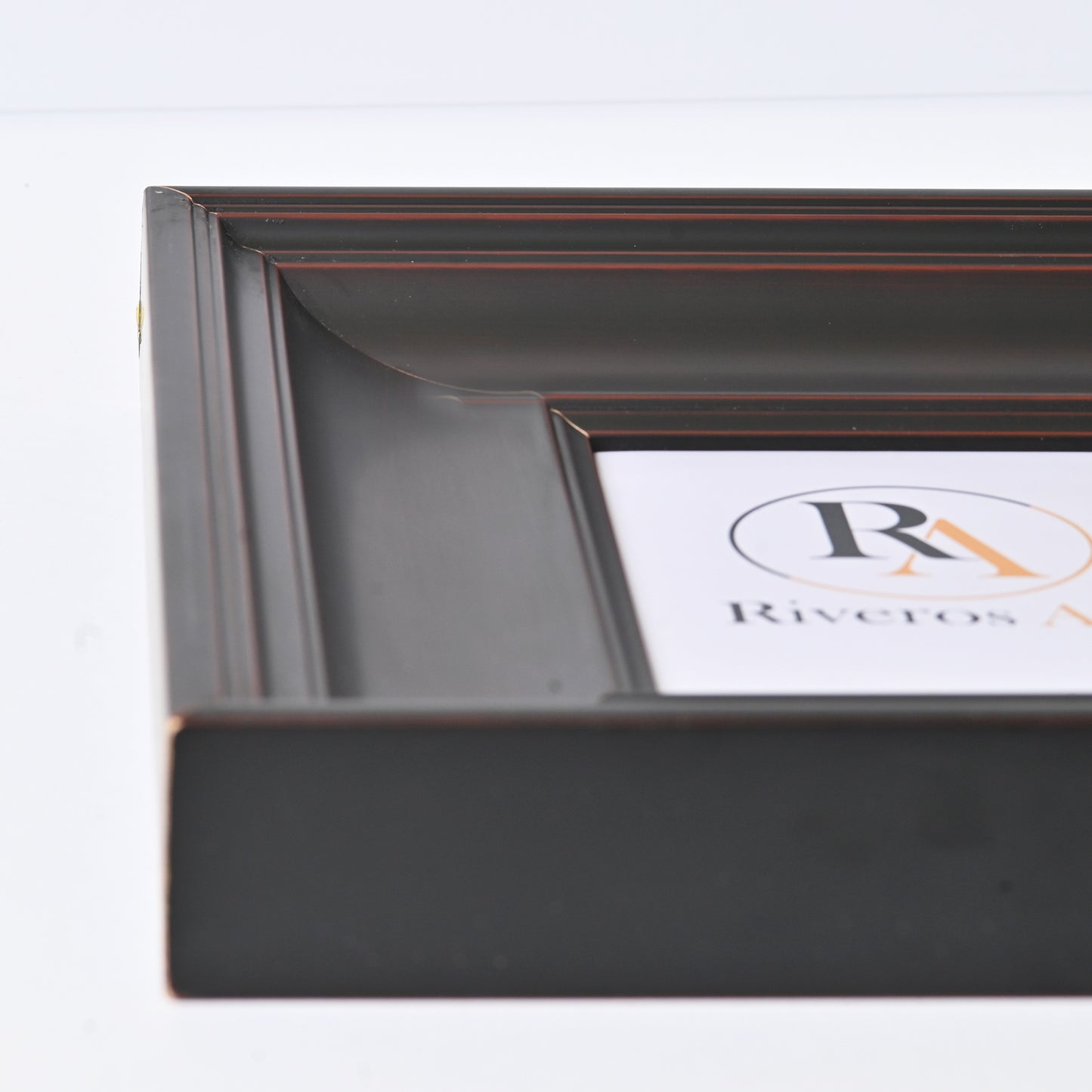 5"X7" WIDE LARGE Dark Mahogany Stain On Traditional Profile With Rubbed Edges