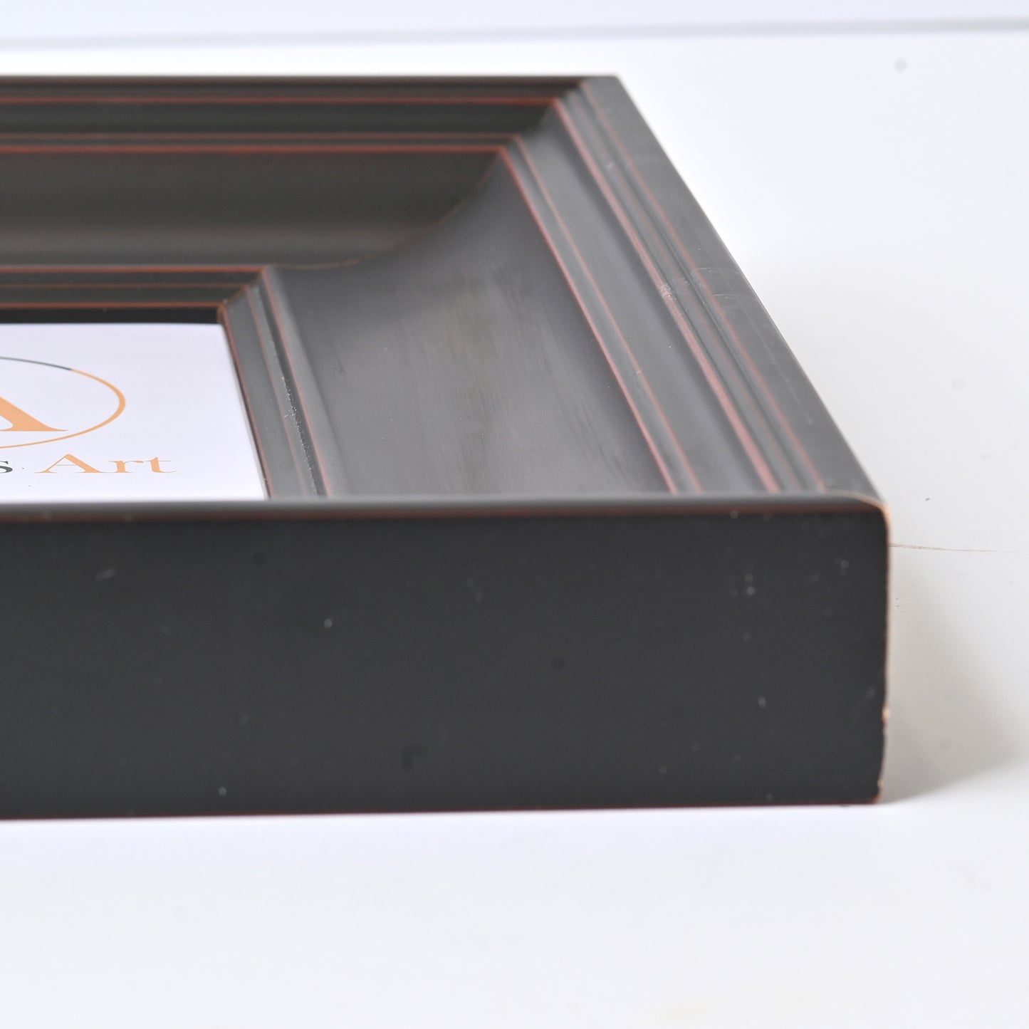 5"X7" WIDE LARGE Dark Mahogany Stain On Traditional Profile With Rubbed Edges