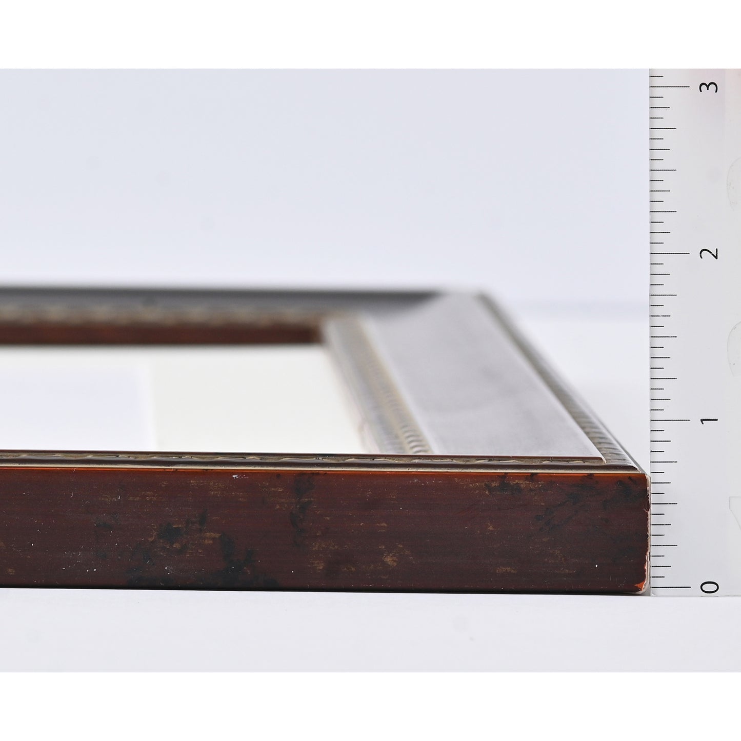 Mahogany Colour Frame With Repeating Checker Pattern