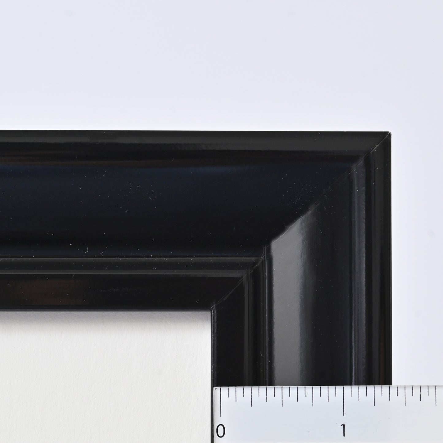 Black Stain With Lacquer Finish On Raised lip Profile