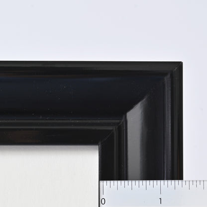 Black Stain With Lacquer Finish On Raised lip Profile