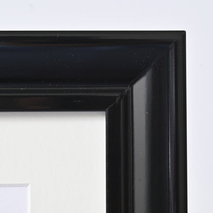 Black Stain With Lacquer Finish On Raised lip Profile